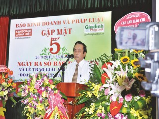 Báo Kinh doanh và Pháp luật - Dấu ấn 8 năm đồng hành cùng đất nước